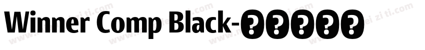 Winner Comp Black字体转换